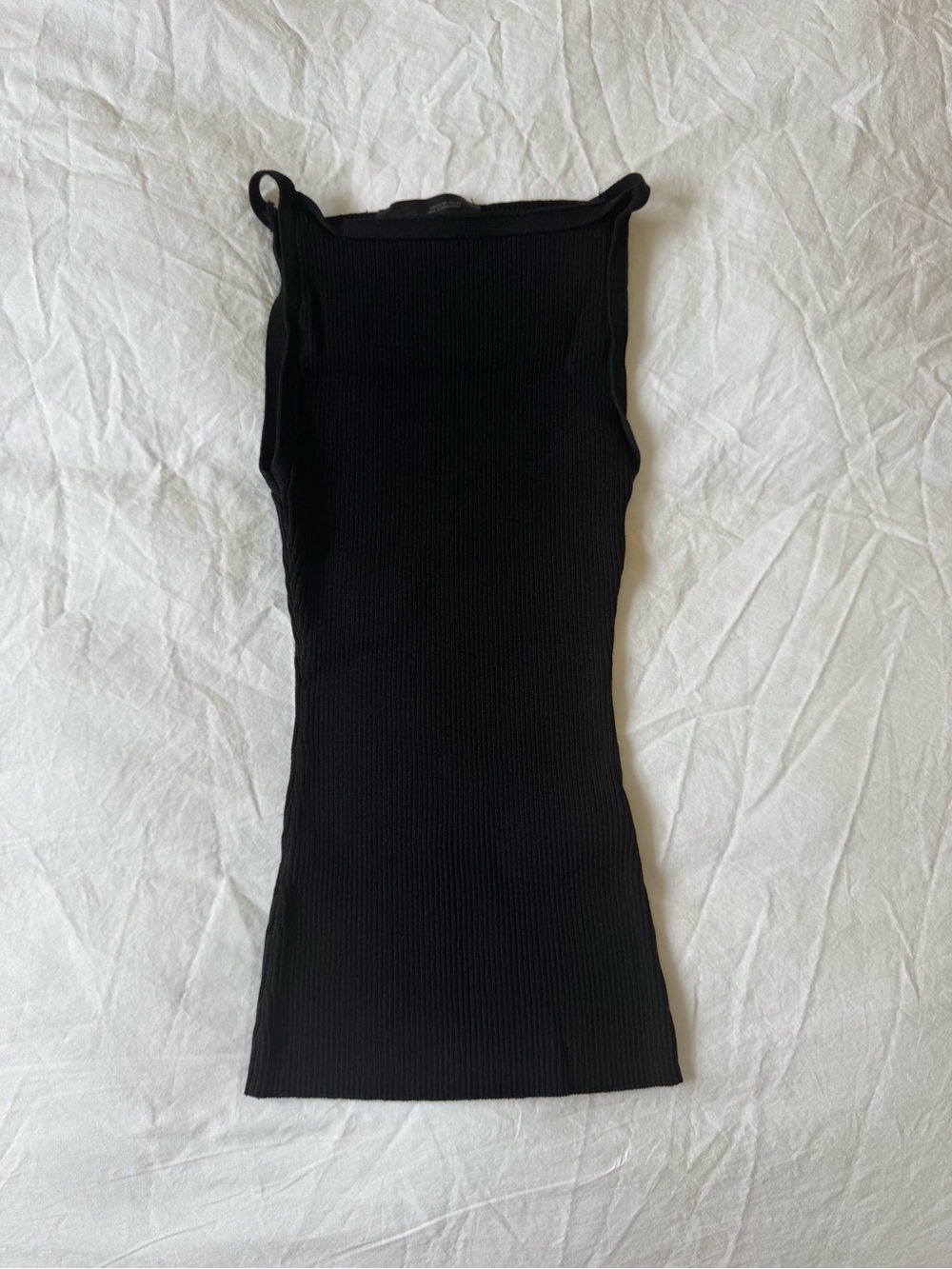 Zara Ribbed Knit Halter Top - Picture 2 of 7
